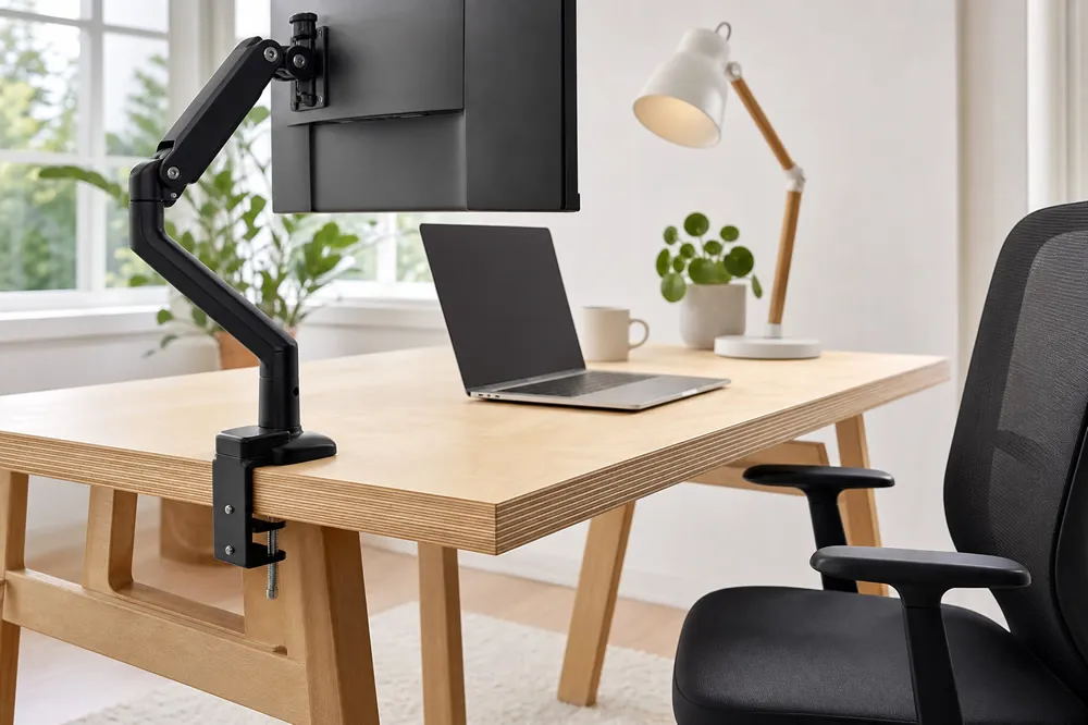 Multi-layer home office desk